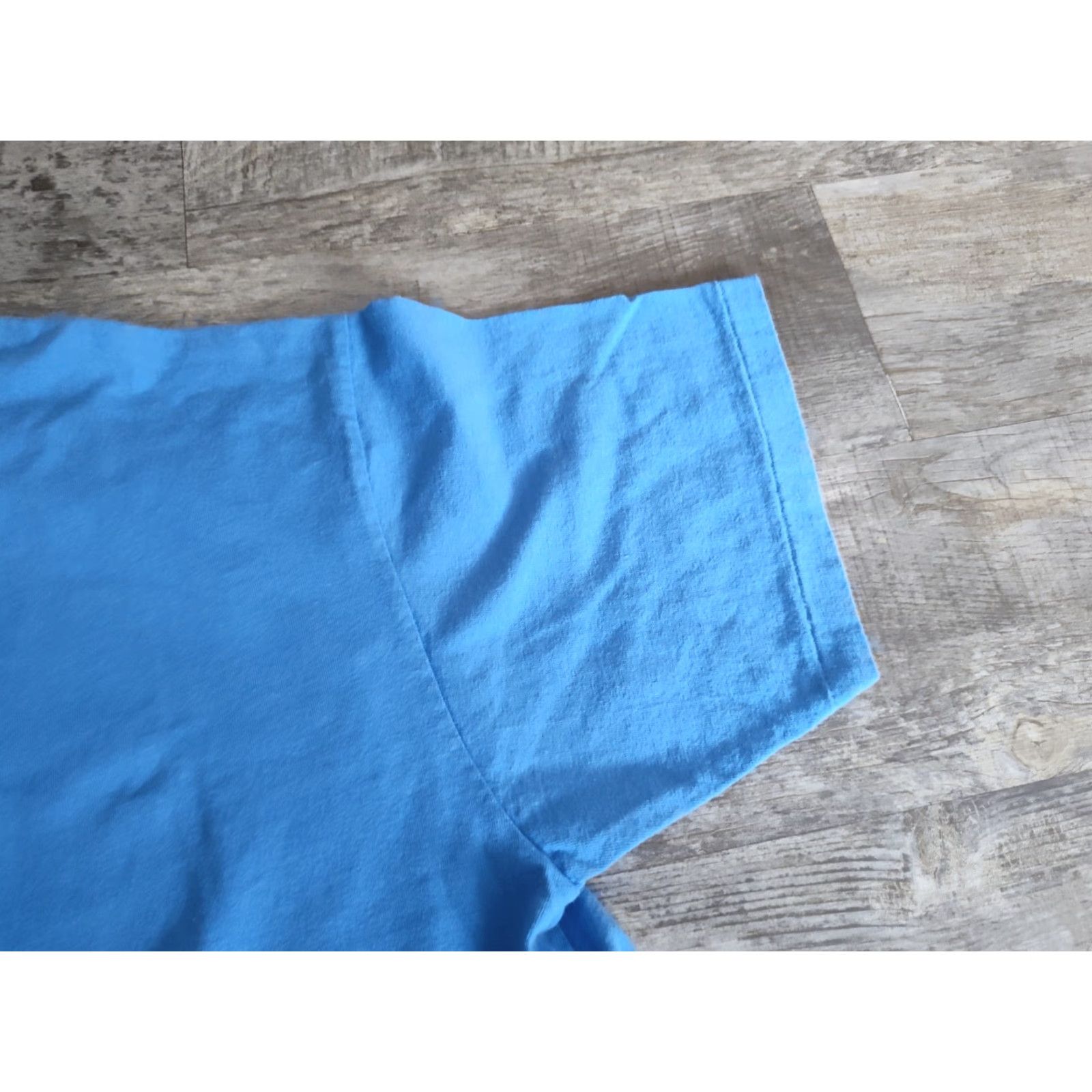 Anvil VINTAGE Anvil New York T-Shirt Unisex Adults XL Blue Floral Embroidered 90s Crew Neck Short Sleeve USA Made Size US XL / EU 56 / 4 - 3 Thumbnail