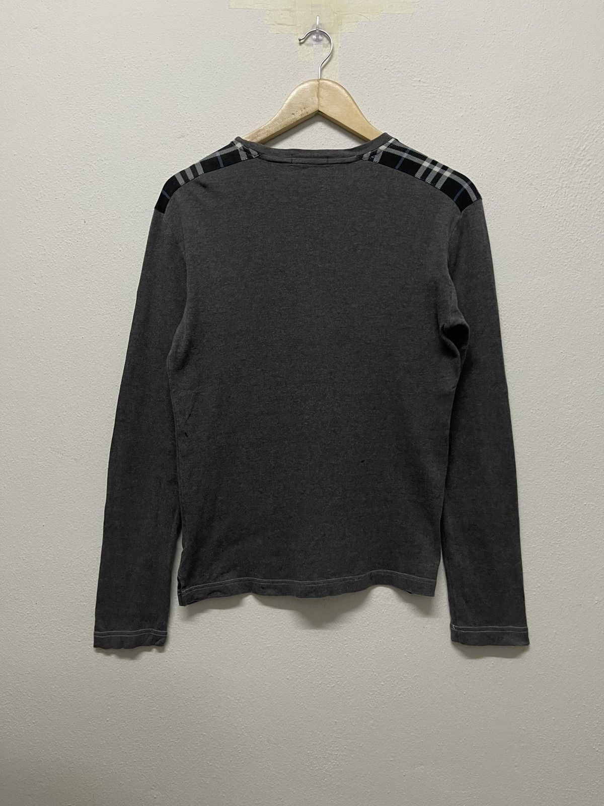 Burberry × Japanese Brand × Vintage 90s BURBERRY BLACK LABEL NOVA CHECK SHOULDER LONG SLEEVE Size US S / EU 44-46 / 1 - 2 Thumbnail