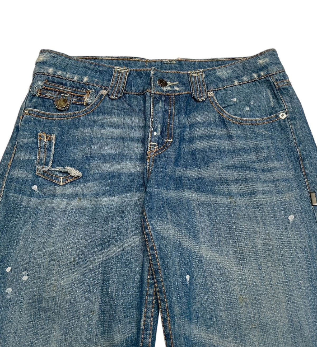 Dsquared2 × If Six Was Nine Rare Design Vintage Brand Daquared2 Flared Jeans 2000s Size US 29 - 3 Thumbnail