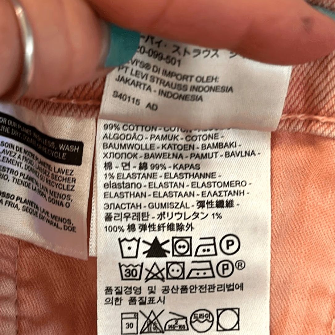 Levi's LEVI'S 511 Jeans Mens Pink Tapered Slim Fit Stone Wash Inseam 32 W40 L32 Dirt? (no) Size US 42 / EU 58 - 6 Thumbnail