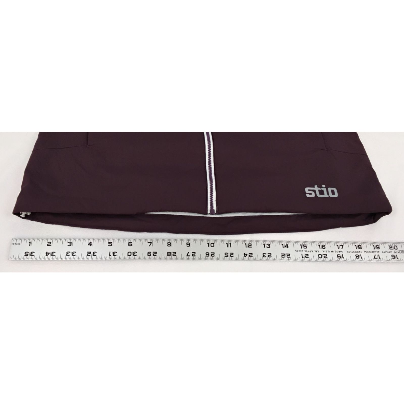 Stio Stio Jacket Women's M Maroon/White Lightweight Polartech Size M / US 6-8 / IT 42-44 - 13 Thumbnail
