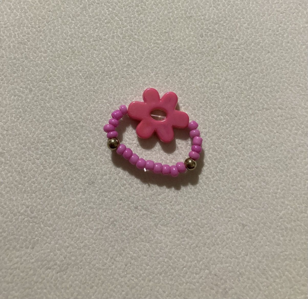 Other Dark pink groovy ring Size ONE SIZE - 1 Preview