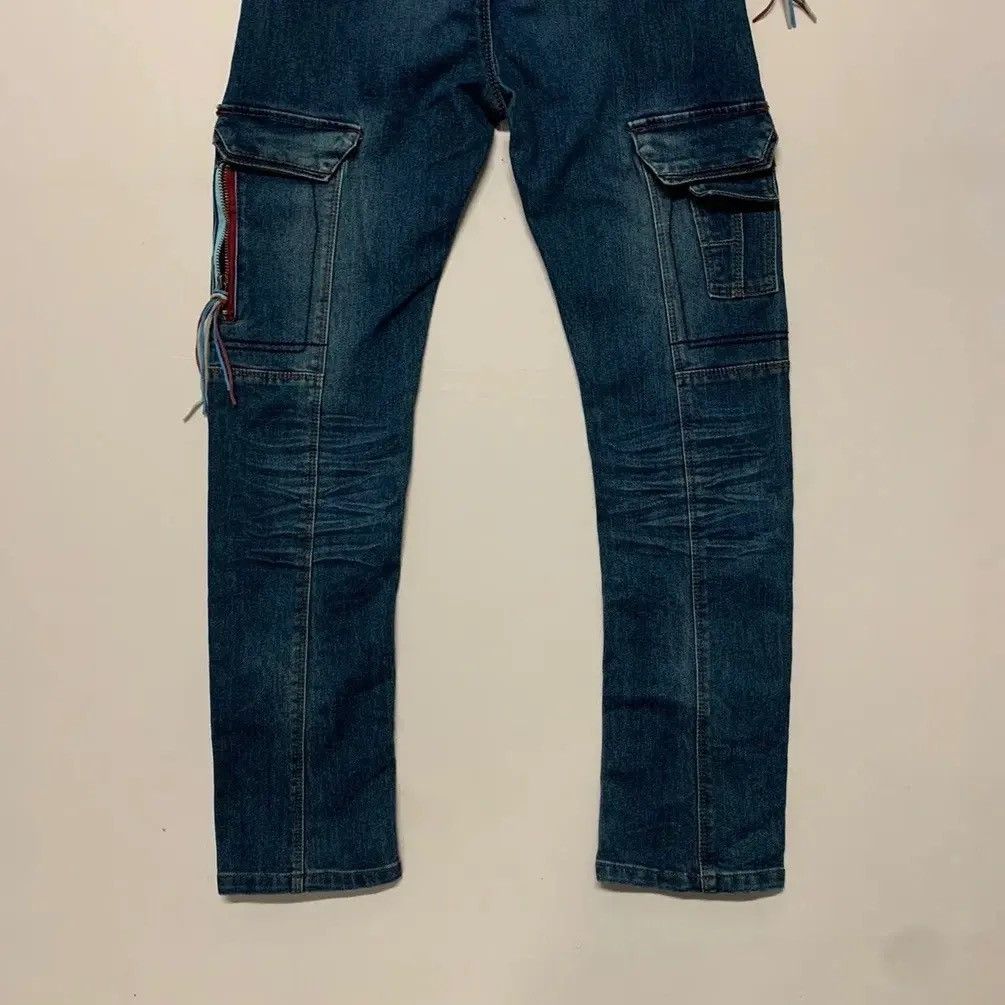 Japanese Brand 💥 RARE 💥 VINTAGE SAUCY BOT JEANS DOUBLE WAIST EMBROIDERY Size US 27 - 8 Thumbnail