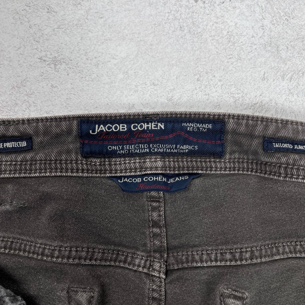 Jacob Cohen Jacob Cohen Men's Luxury Grey Jeans Pants Slim Fit Size US 36 / EU 52 - 15 Thumbnail