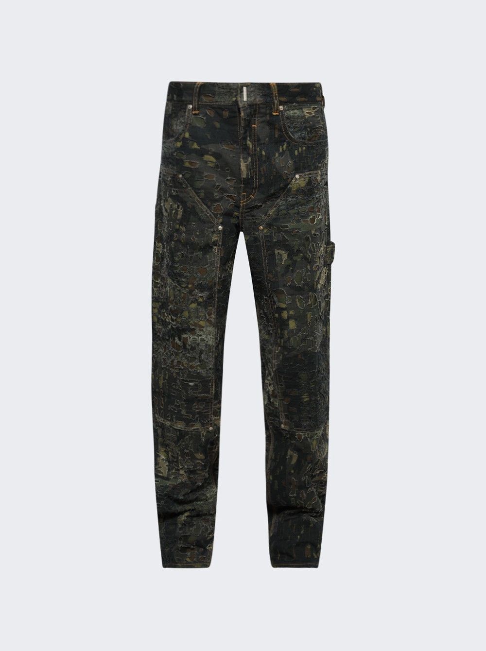 Givenchy o1mle0426 Carpenter Denim Trousers in Multicolor Size US 38 / EU 54 - 1 Thumbnail
