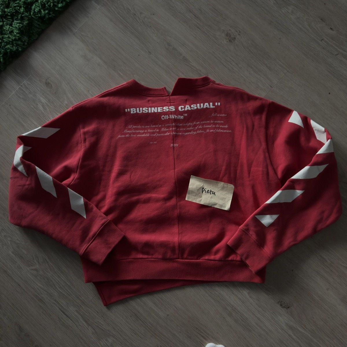 Off-White Off White Bernini Business Casual Hoodie Size US L / EU 52-54 / 3 - 5 Thumbnail