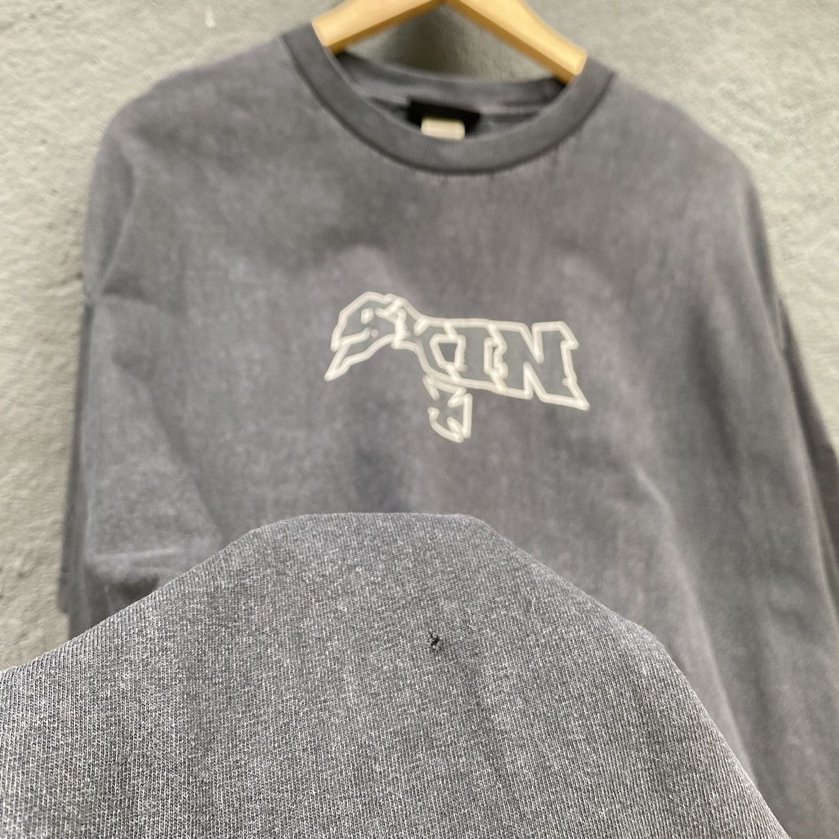 Vintage Thrashed Faded Vintage Y2K Skin Industries ERD GRUNGE TEE Size US XL / EU 56 / 4 - 12 Thumbnail