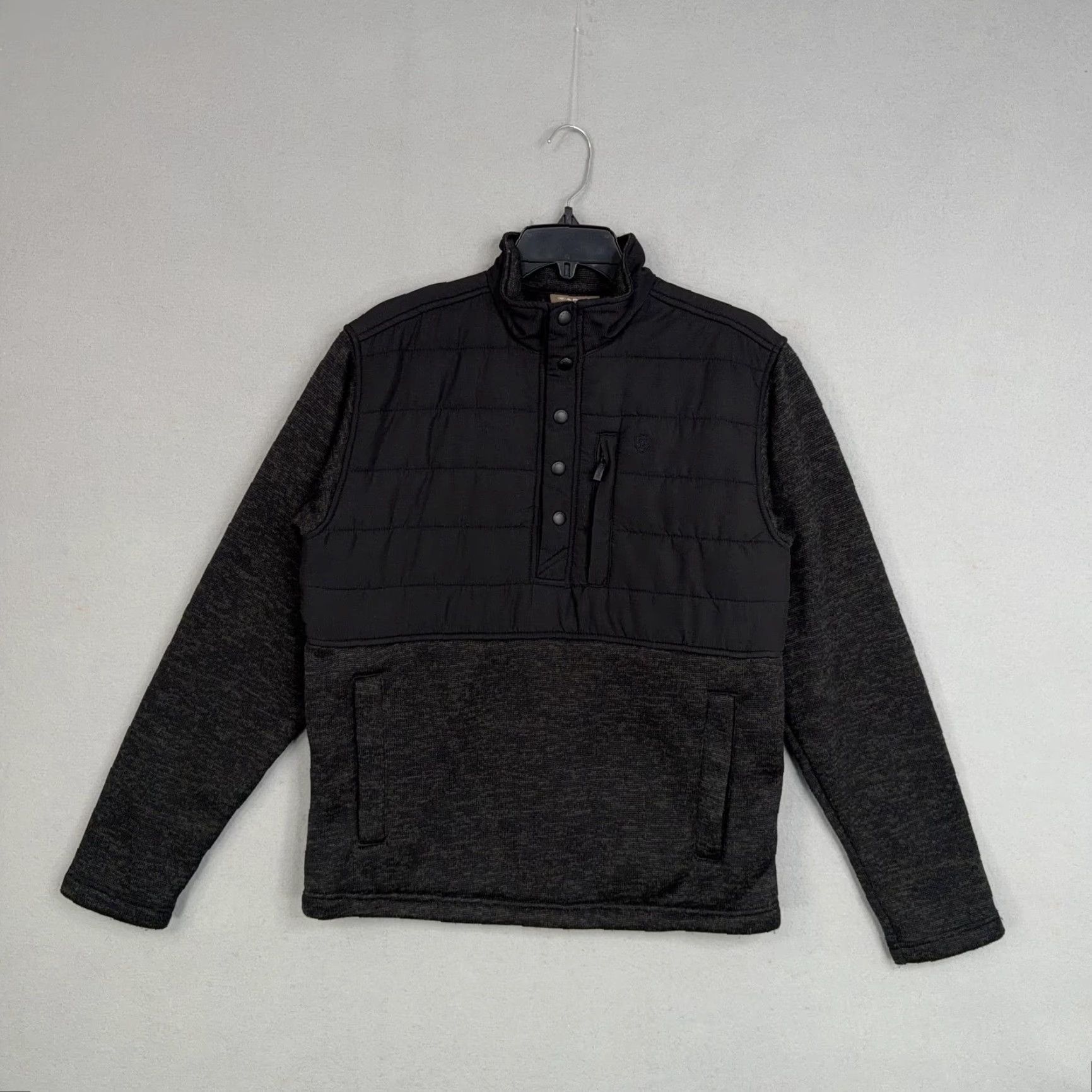 Ariat Ariat Jacket Mens Small Gray Quilted Fleece Pullover Outdoor Western Equestrian Size US S / EU 44-46 / 1 - 2 Thumbnail