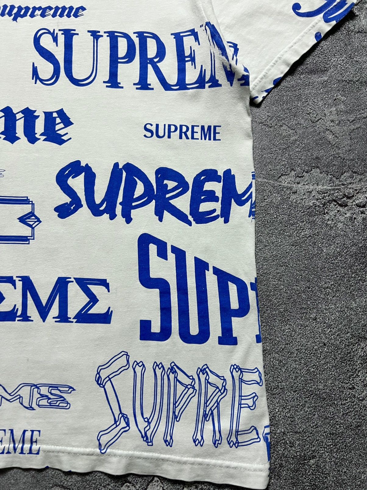 Supreme Vintage Supreme Multi Logo Tee Shirt Monogram Size US S / EU 44-46 / 1 - 6 Thumbnail