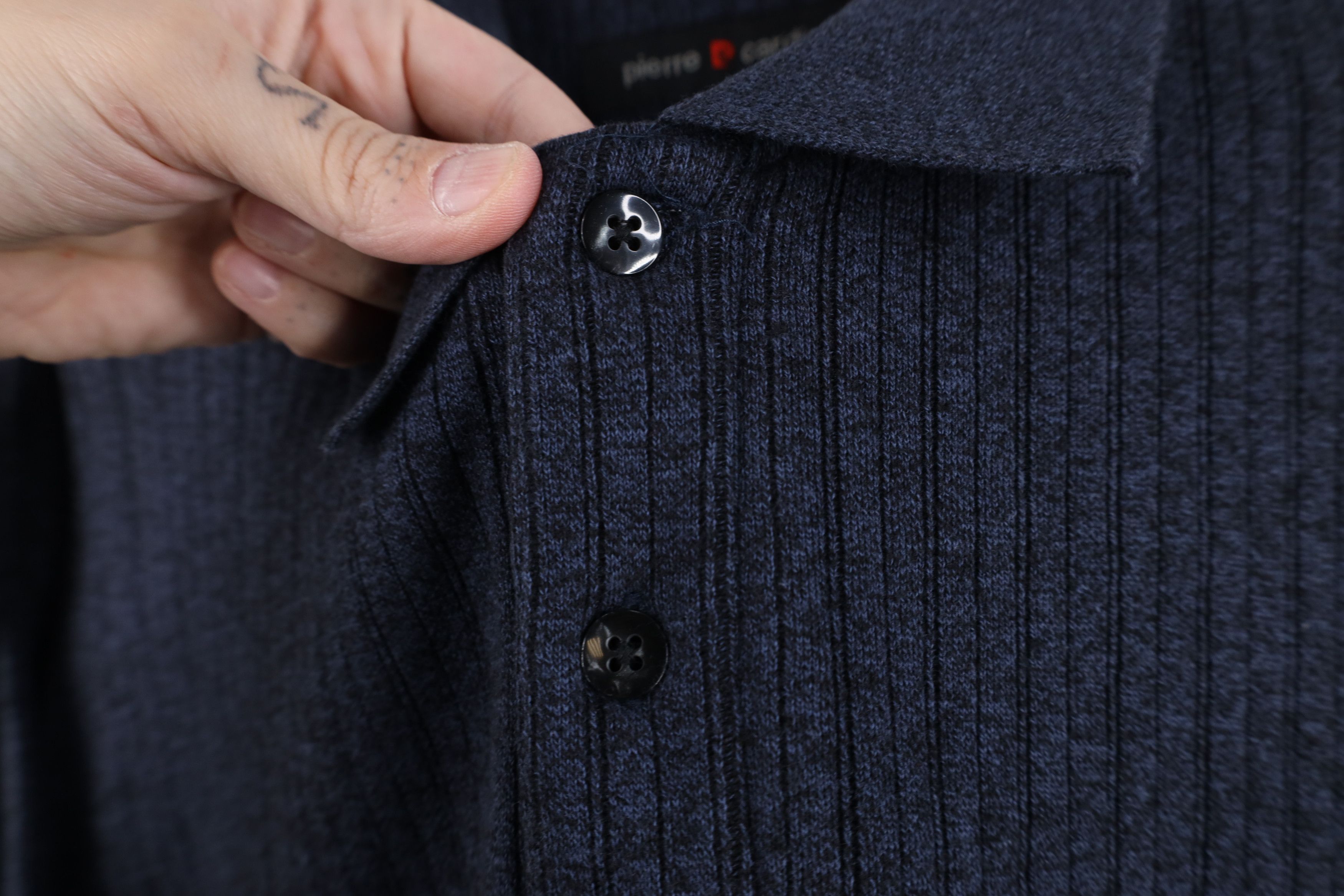 Vintage Vintage 90s Streetwear Knit Long Sleeve Rugby Polo Shirt Size US XL / EU 56 / 4 - 4 Thumbnail