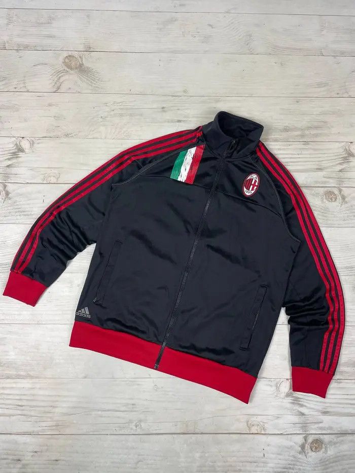 Adidas Vintage Adidas Milan 2012 2013 Training Jacket Football Size US L / EU 52-54 / 3 - 1 Thumbnail