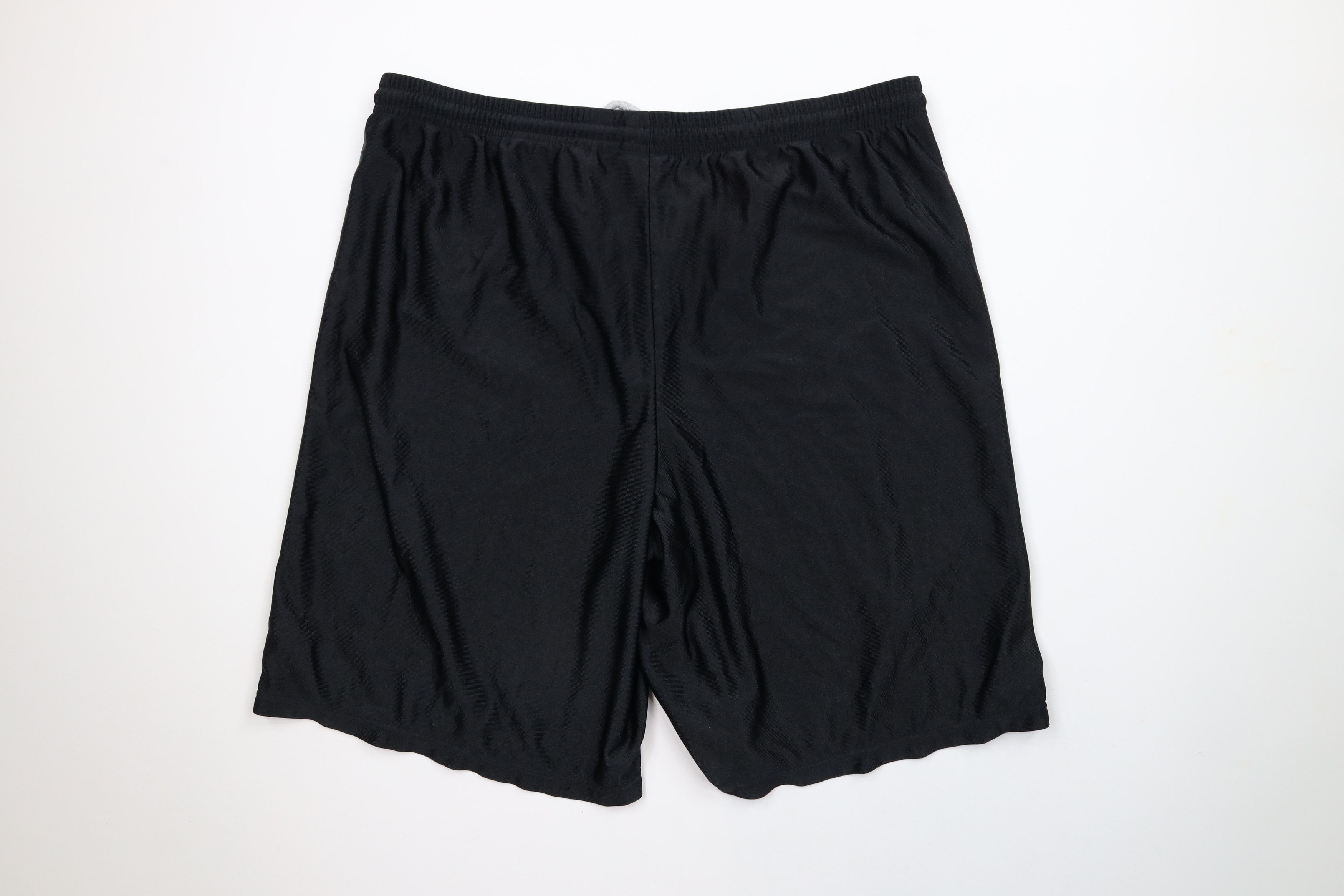 Nike × Vintage Vintage 90s Nike Mini Swoosh Gym Basketball Shorts Black USA Size US 34 / EU 50 - 8 Thumbnail