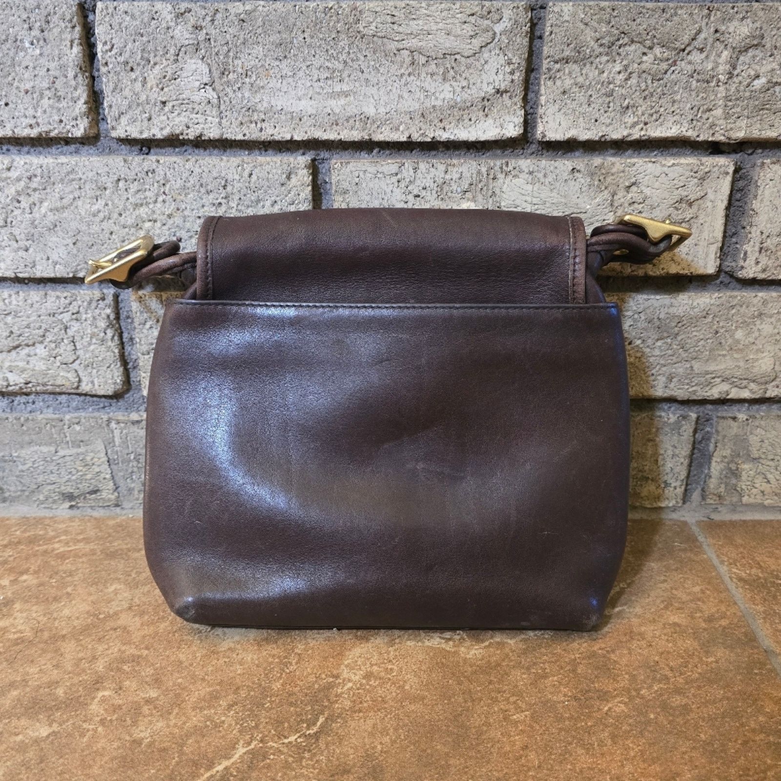 Coach Dark Brown | COACH | Vintage Leather Compartment Crossbody Size ONE SIZE - 3 Thumbnail