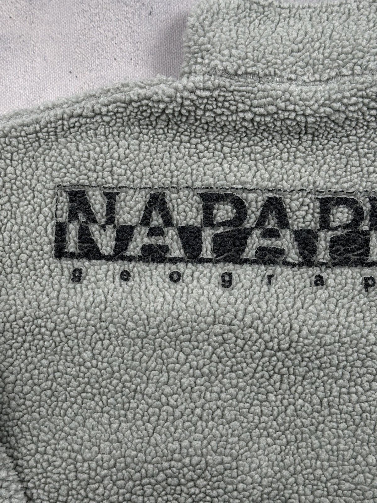 Napapijri Napapijri Geographic Sherpa Fleece 90s Quarter Zip Pullover Size US L / EU 52-54 / 3 - 14 Thumbnail