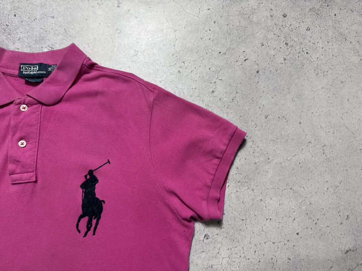 Polo Ralph Lauren Polo Ralph Lauren Women’s Polo Shirt Big Pony #3 Vintage Size M / US 6-8 / IT 42-44 - 2 Thumbnail