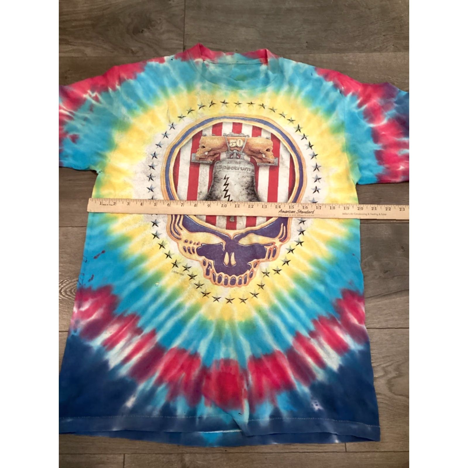Vintage VINTAGE Grateful Dead Tie Dye Shirt L Dancing Bear Spectrum 50th 90s Music Mens Size US L / EU 52-54 / 3 - 5 Thumbnail