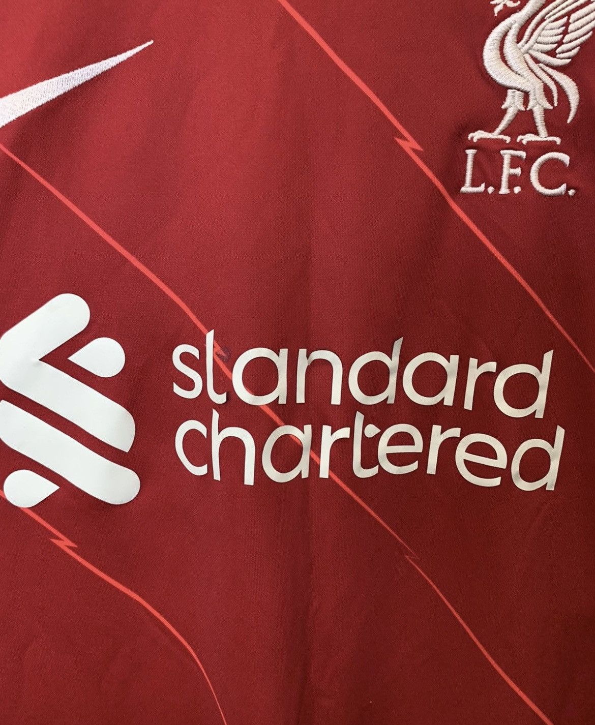 Nike LIVERPOOL NIKE 2021/2022 HOME KIT SOCCER JERSEY FOOTBALL Size US L / EU 52-54 / 3 - 4 Thumbnail