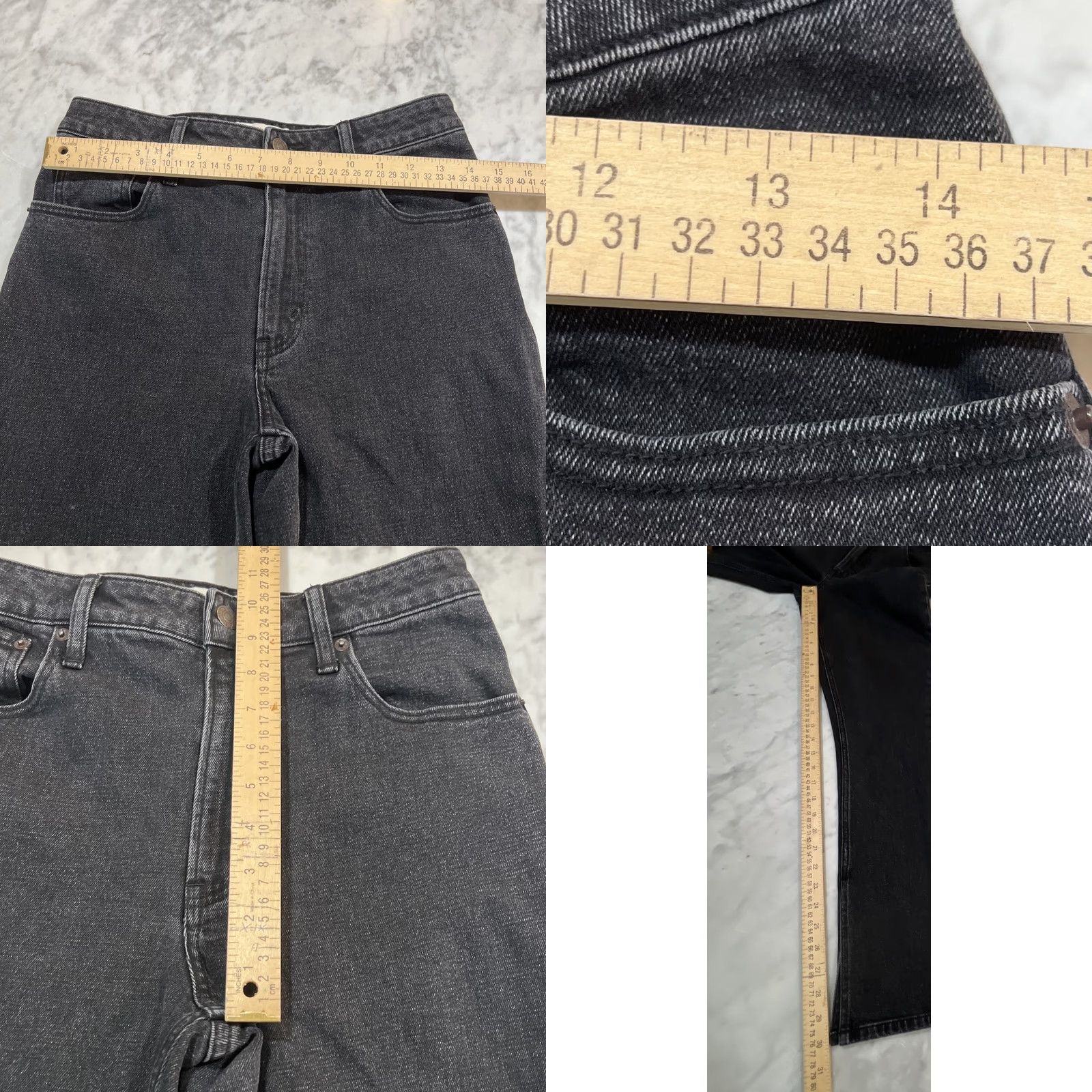Abercrombie & Fitch Abercrombie Fitch Jeans Womens 28x30 Black High Rise The Skinny Curve Love 90s Vintage-Feel Not Vintage Size 27" / US 4 / IT 40 - 9 Thumbnail
