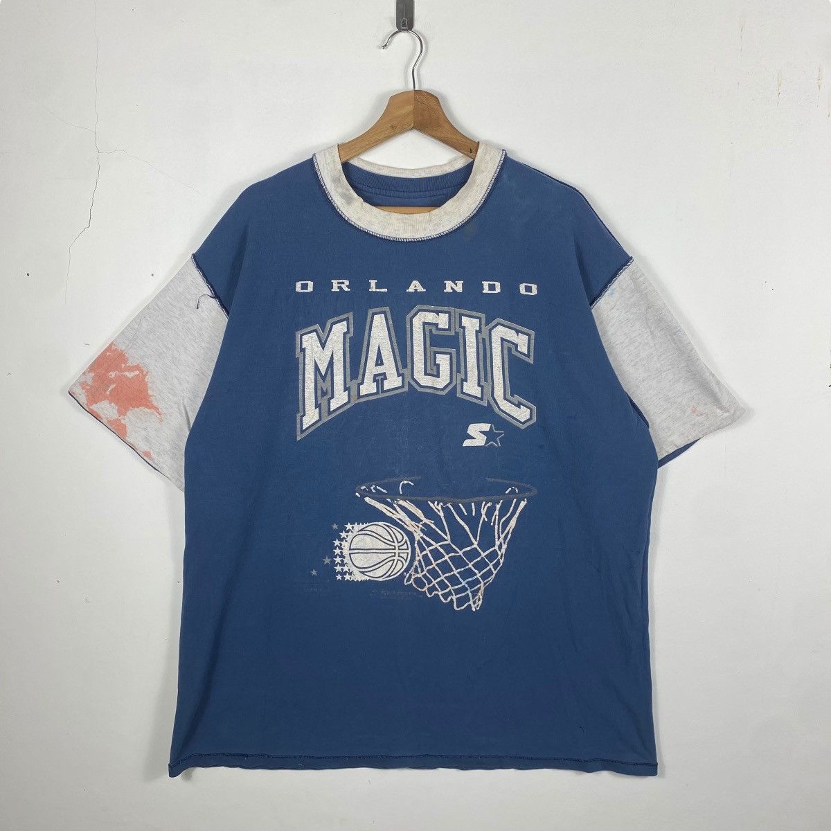 NBA × Starter × Vintage Vintage 90's STARTER SPORTSWEAR Reversible Nba Distressed Size US XL / EU 56 / 4 - 7 Thumbnail