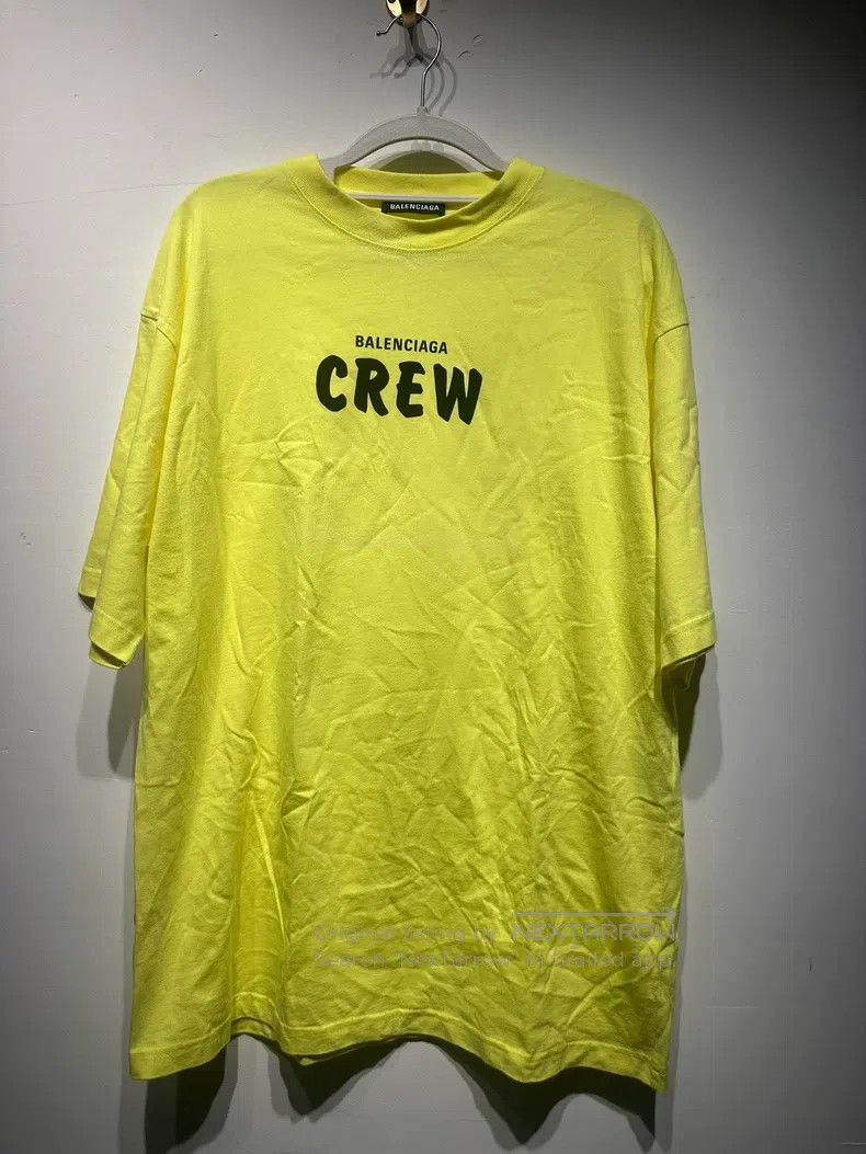 Balenciaga Balenciaga Logo Letter Print Short Sleeve T-Shirt Size US S / EU 44-46 / 1 - 1 Thumbnail
