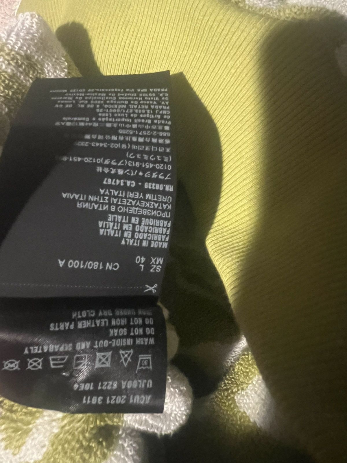 Prada Prada mens triangle oversized hoodie. L. $2190 Size US L / EU 52-54 / 3 - 19 Thumbnail