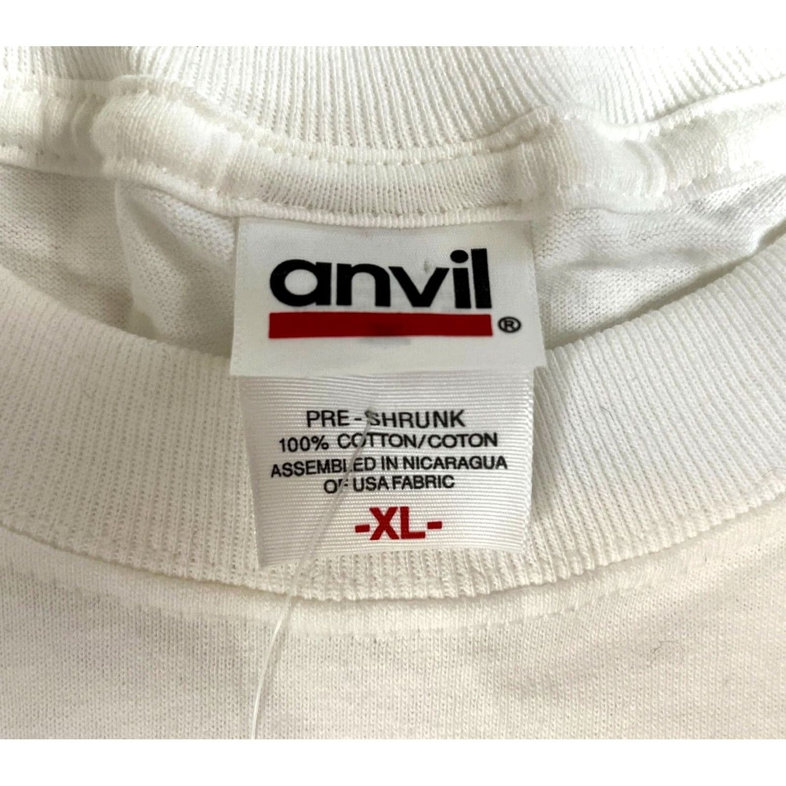 Anvil VINTAGE Chicago White Sox T-Shirt Anvil XL Pennant Fever 2005 World Series Mens White Cotton Short Sleeve Crew Neck Graphic Sports Size US XL / EU 56 / 4 - 7 Thumbnail