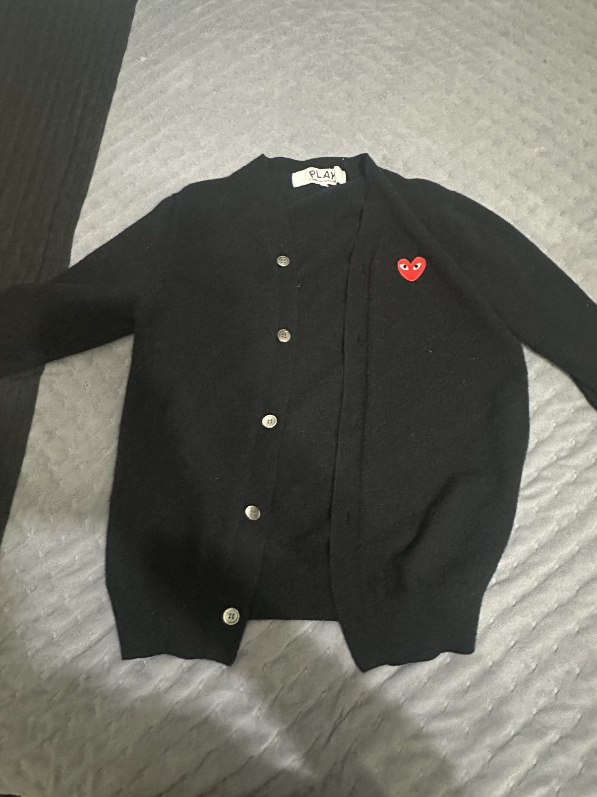 Comme des Garçons black cardigan
