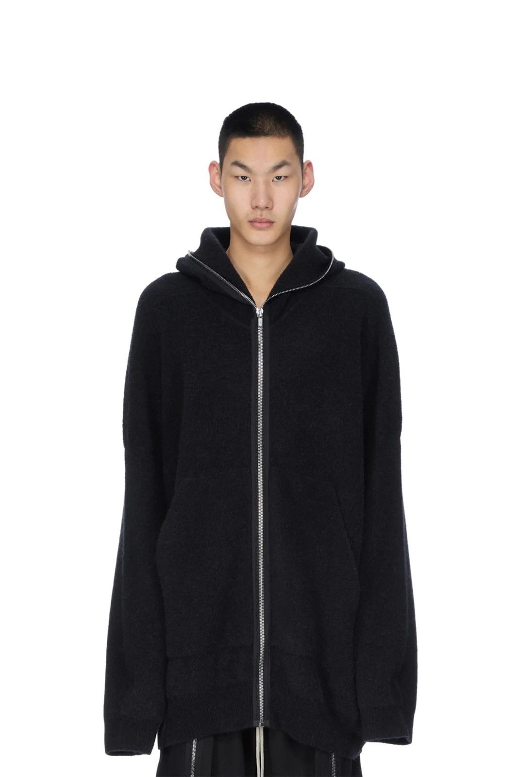 Rick Owens $3,800 2025 Concordians ALPACA Big Gimp Zip Hoodie Size US M / EU 48-50 / 2 - 6 Thumbnail