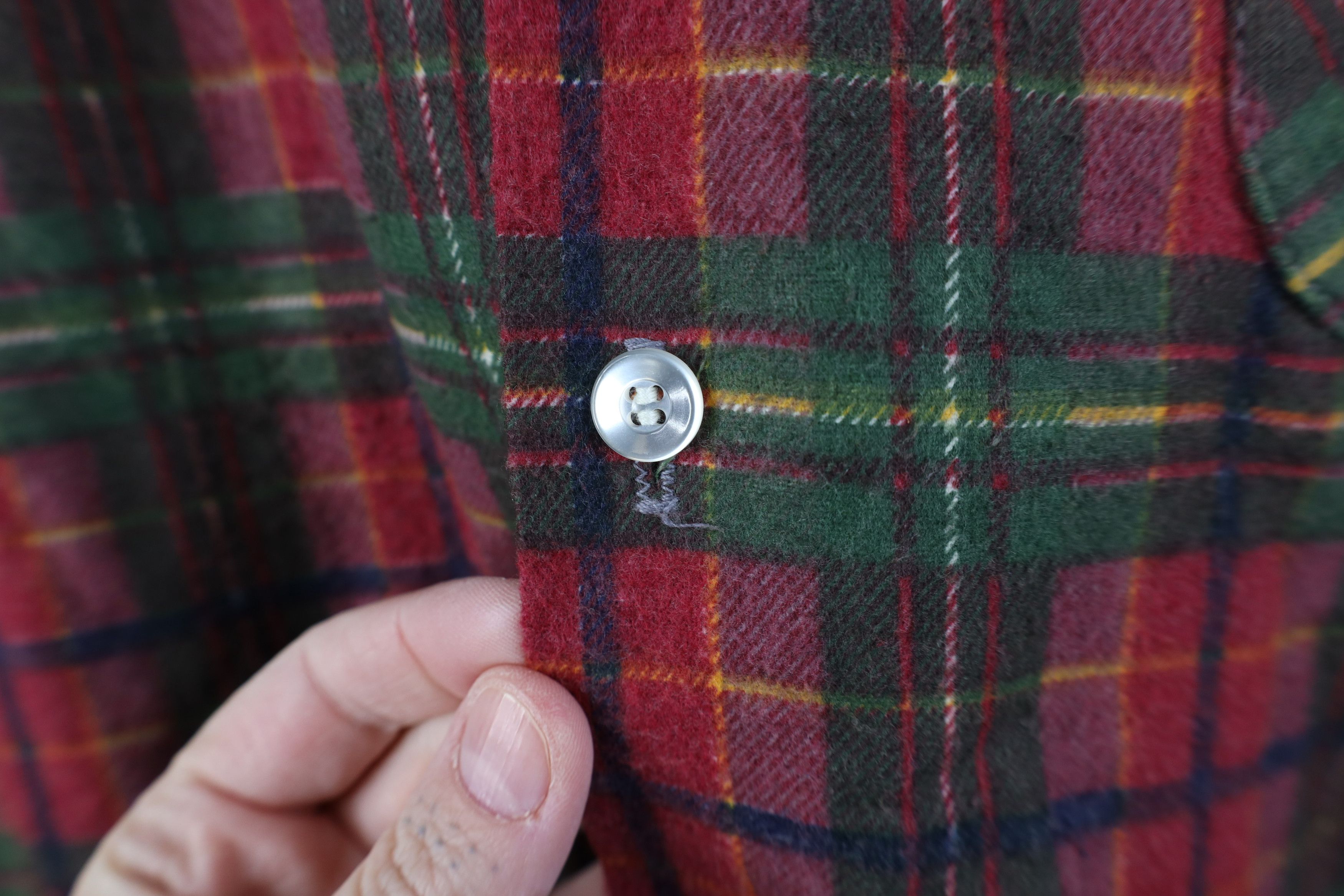 Vintage Deadstock Vintage 70s Streetwear Collared Button Shirt Plaid Size US L / EU 52-54 / 3 - 5 Thumbnail
