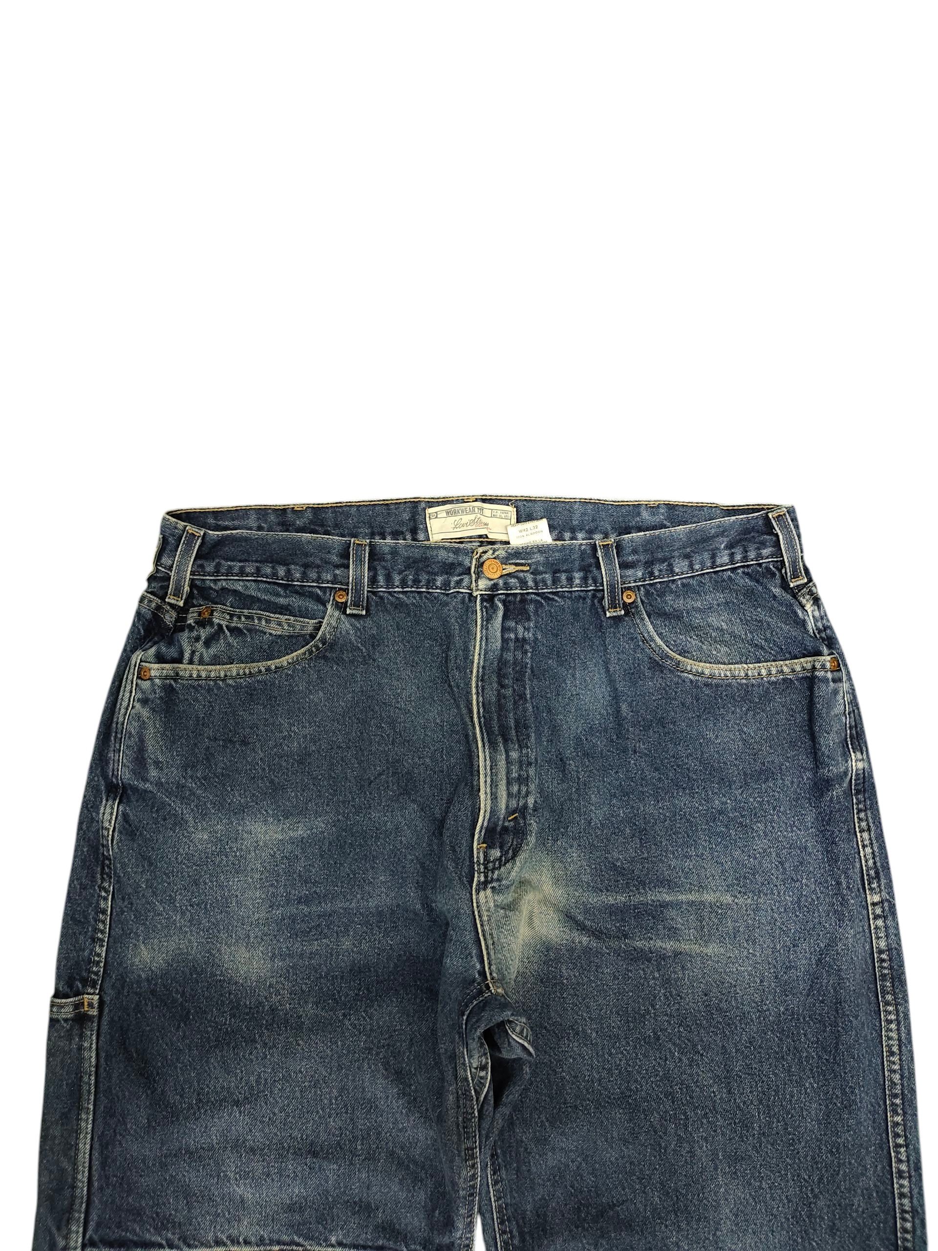 Levi's Vintage Clothing Vintage 2000s Levis Signature Double Knee Carpenter Jeans Size US 42 / EU 58 - 2 Thumbnail