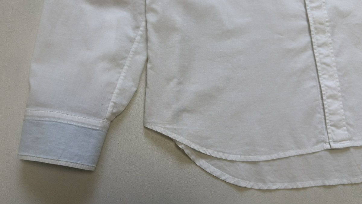 Maison Margiela S/S 06 ‘Contrast Facing’ White Cotton Shirt Size US L / EU 52-54 / 3 - 9 Thumbnail