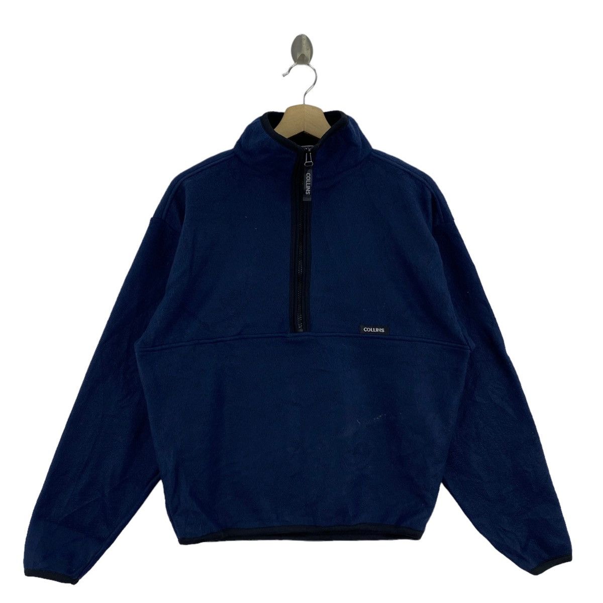 Other COLLINS USA Half Zipper Embroidered Brand Retro Sherpa Navy Size US M / EU 48-50 / 2 - 1 Thumbnail