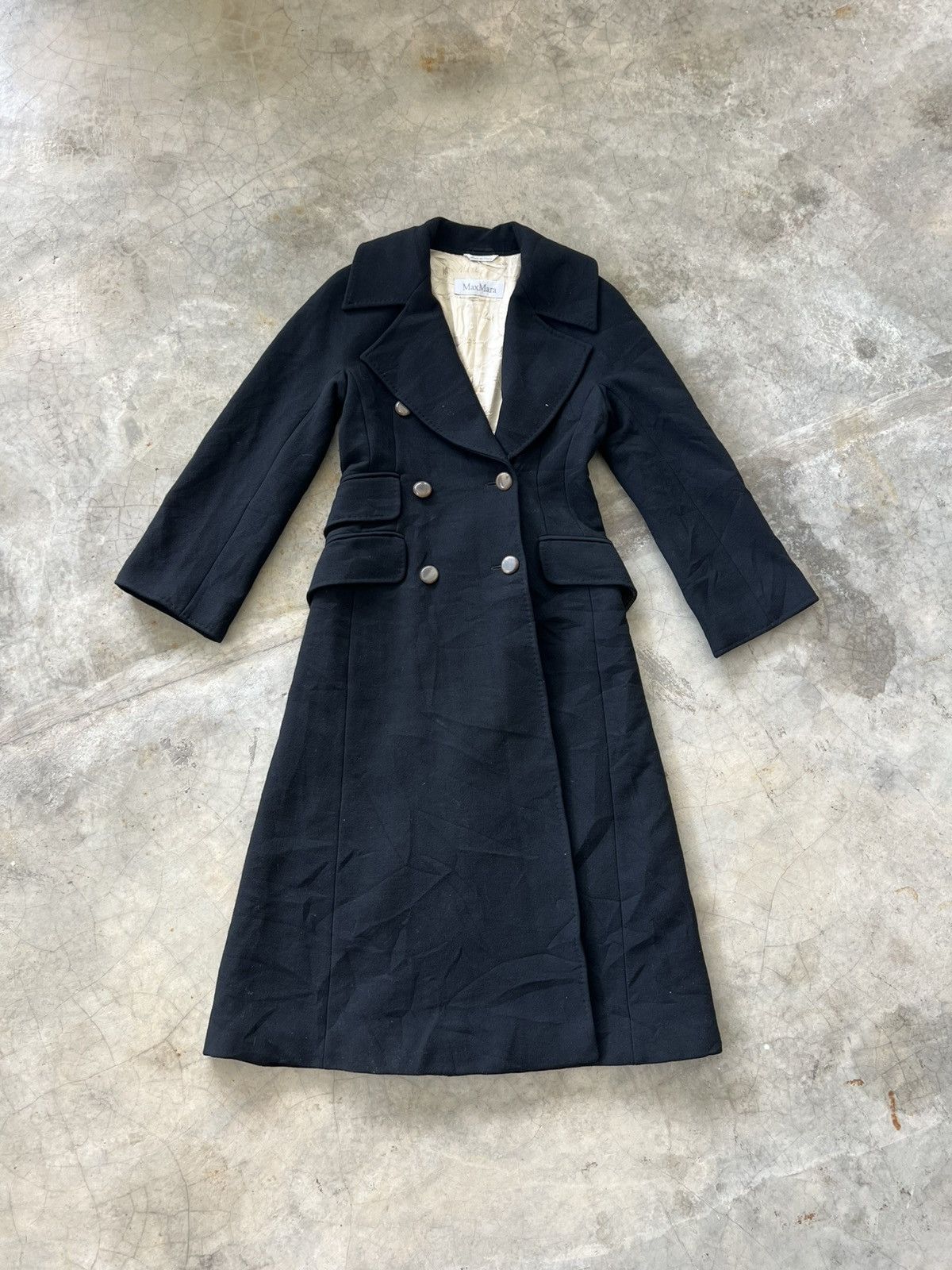 Max Mara MAX MARA DOUBLE-BREASTED COAT Size S / US 4 / IT 40 - 1 Thumbnail