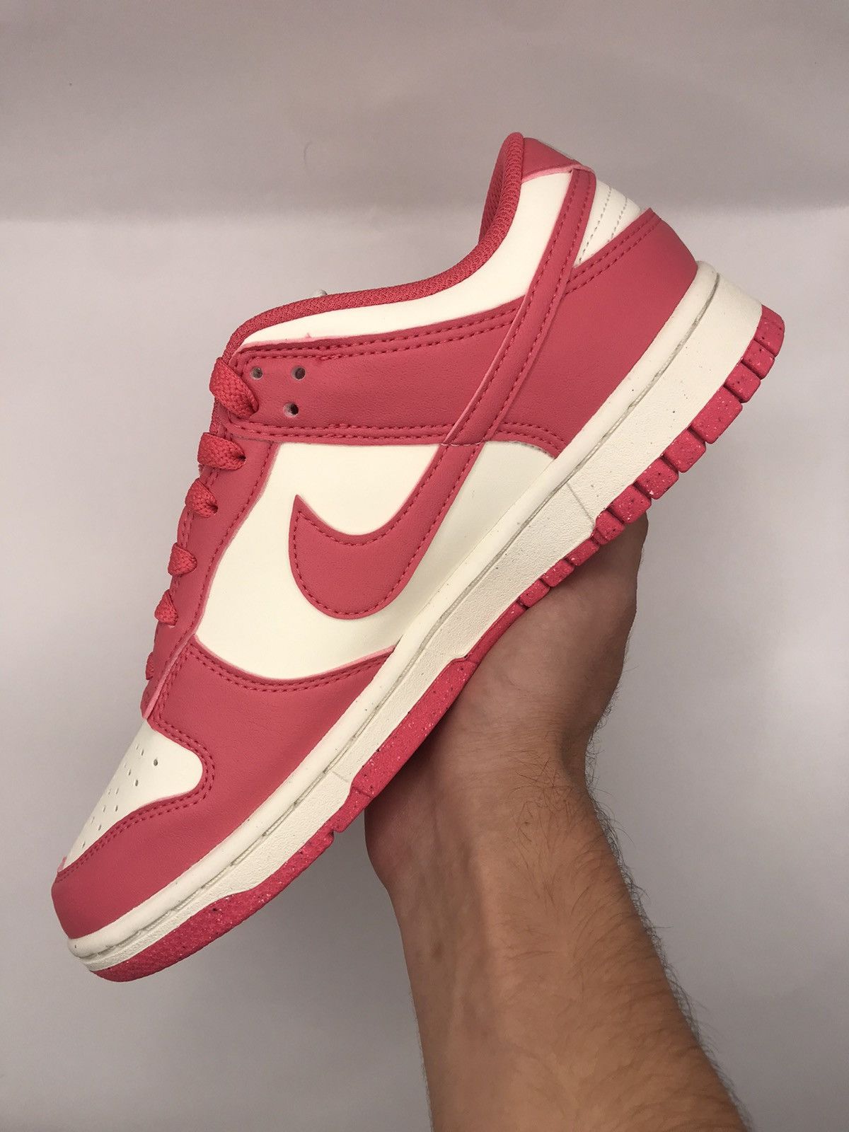 Nike Nike Dunk Low “Pink&White” Size US 9 / IT 39 - 3 Thumbnail