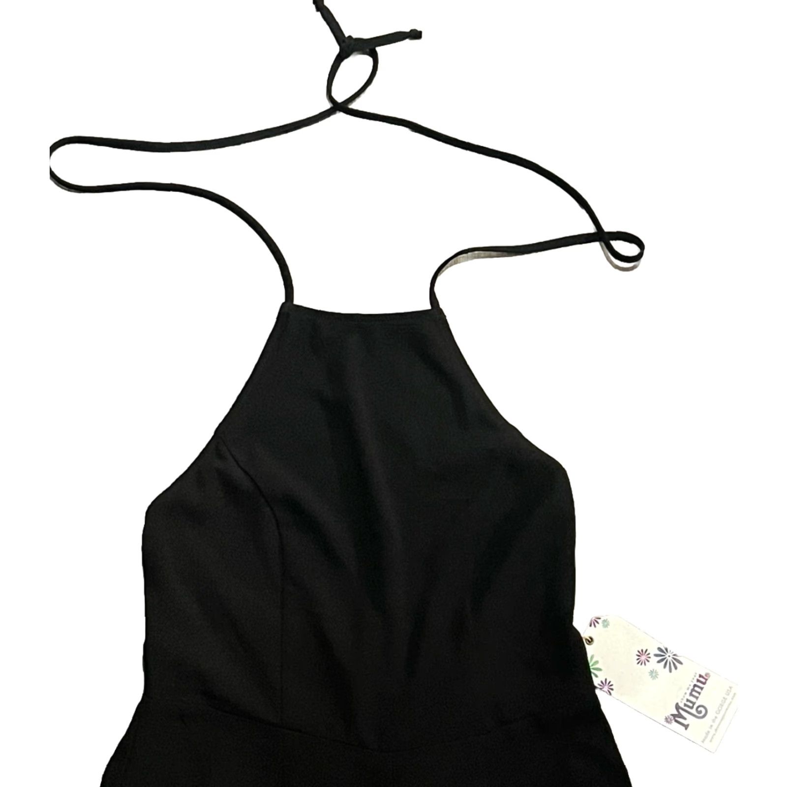Show Me Your MuMu NWT Show Me Your MuMu Julianne Jumpsuit L Black Women's One-Piece Sleeveless Polyester Spandex Jump Suit Size 36" / US 14 / IT 50 - 3 Thumbnail