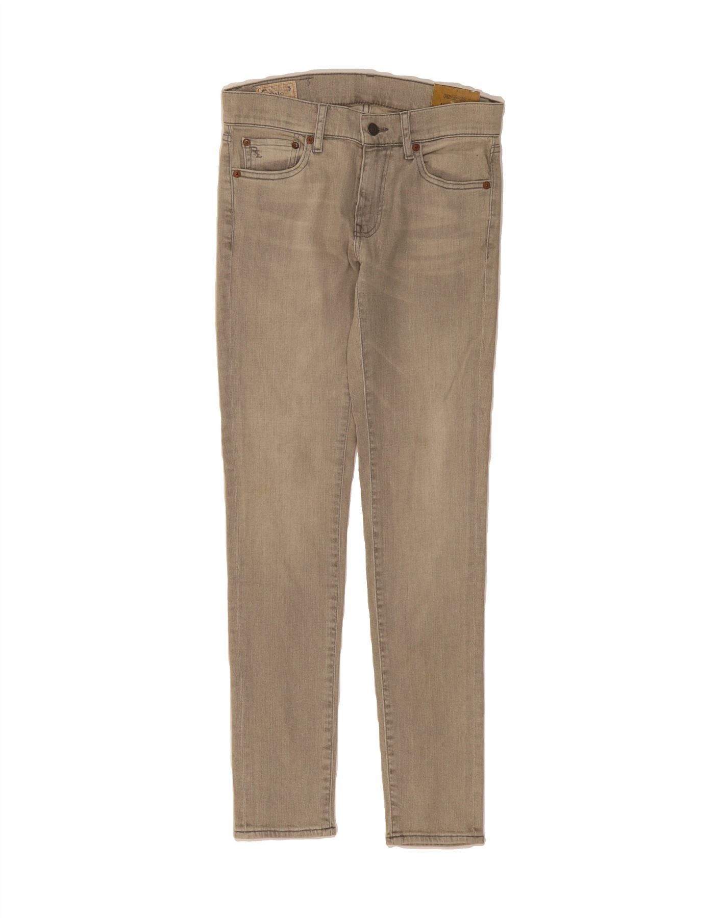 Polo Ralph Lauren Girls Tompkins Skinny Jeans 13-14 Years Grey Cotton Size 42" / US 20 - 1 Thumbnail