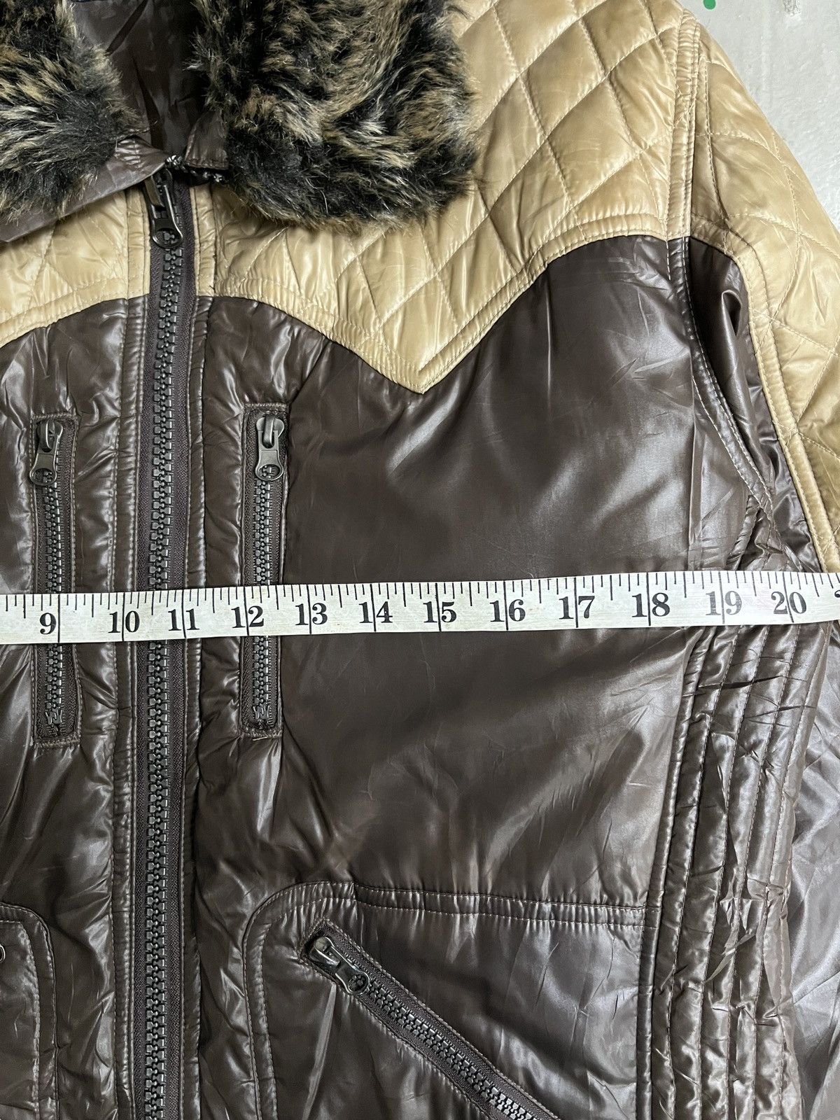 If Six Was Nine H.C.M HOMME PUFFER FUR JACKET IF SIX WAS NINE LGB STYLE Size US L / EU 52-54 / 3 - 7 Thumbnail