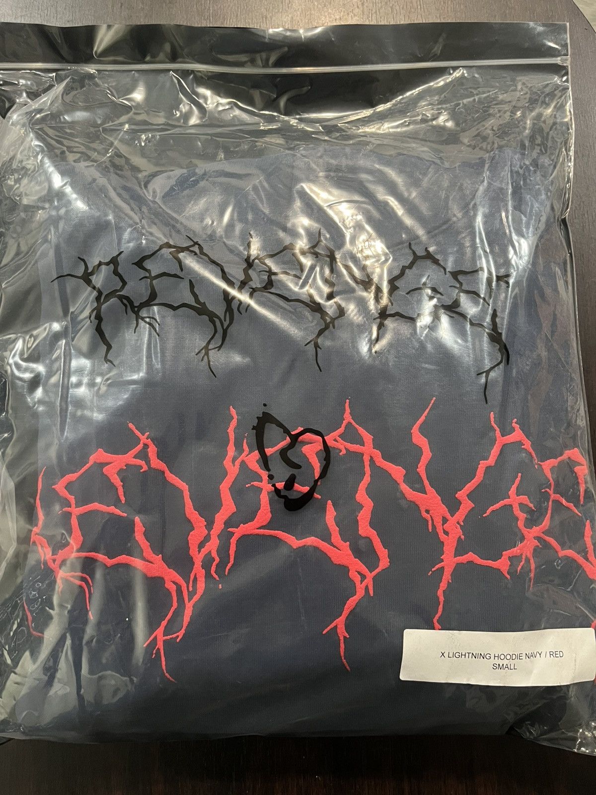Revenge Revenge X Lightning Hoodie Navy/Red Size US S / EU 44-46 / 1 - 1 Thumbnail