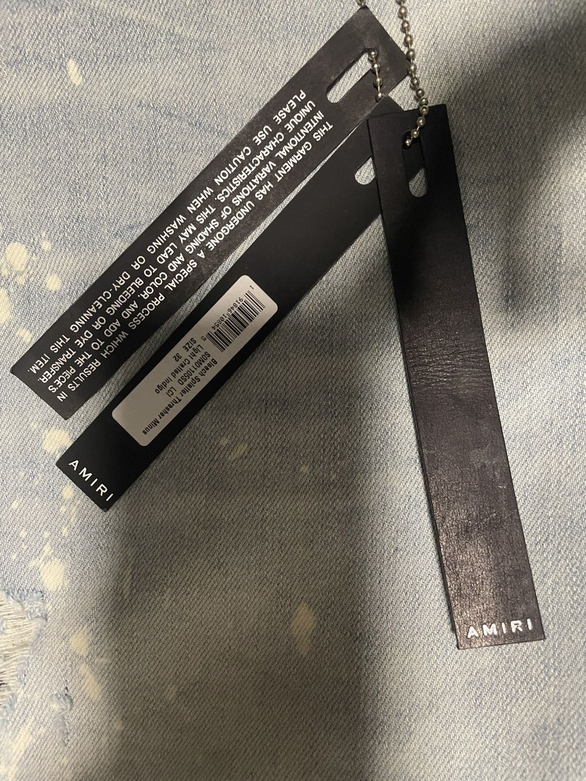 Amiri Amiri/ Bleach Splatter Trasher Mlnus Size US 32 / EU 48 - 4 Thumbnail