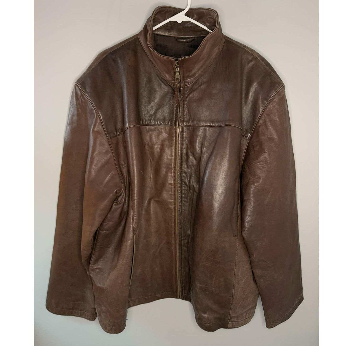Other Boston Harbour Outdoor Genuine Leather Jacket Brown Mens XXL Size US XXL / EU 58 / 5 - 13 Thumbnail
