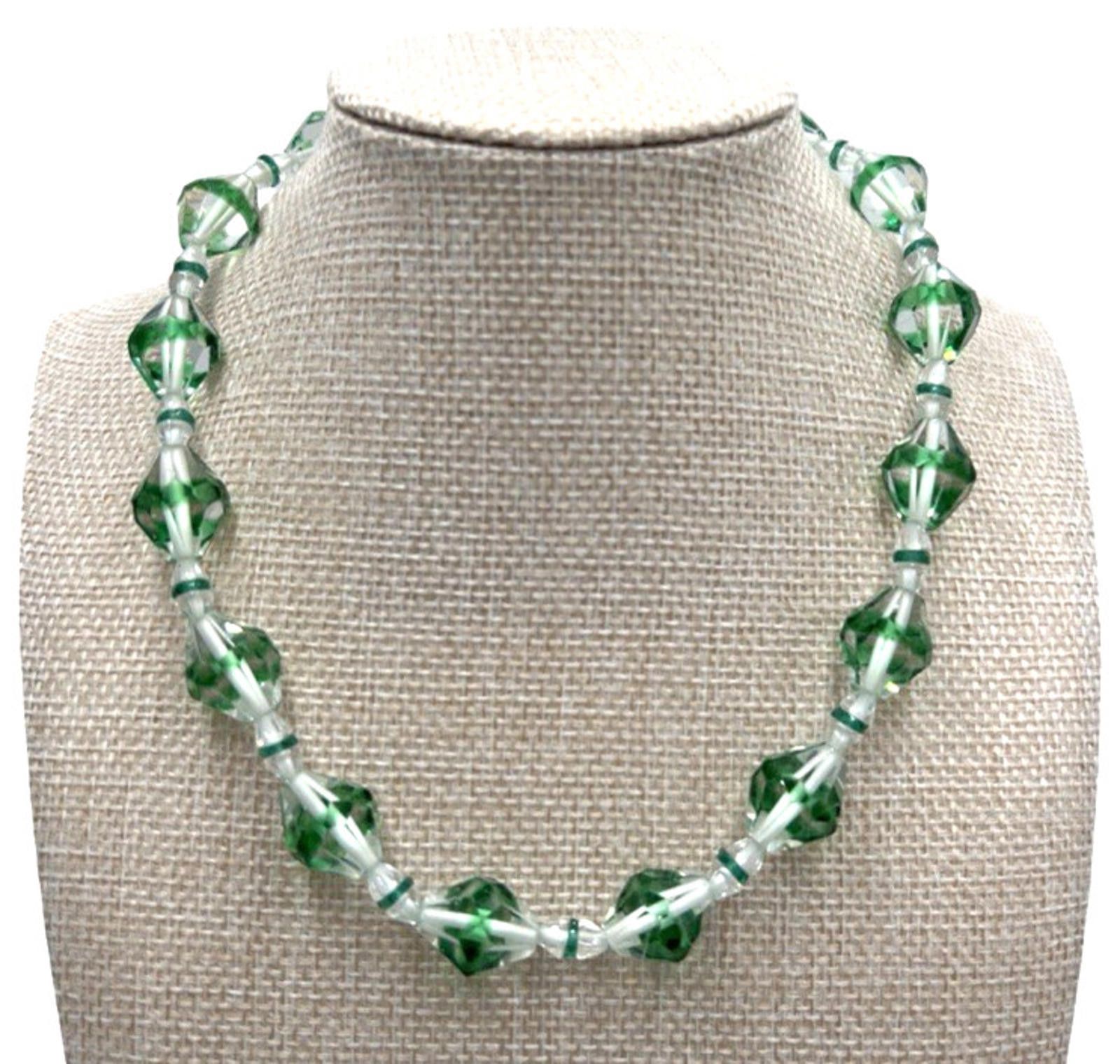 Other Necklace Czech Glass/Crystal Bicone Bead 10kt Gold Clasp Size ONE SIZE - 2 Thumbnail