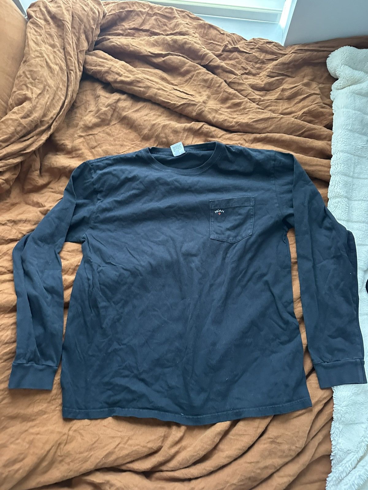 Noah Noah LS Logo Pocket Tee Size US L / EU 52-54 / 3 - 1 Thumbnail