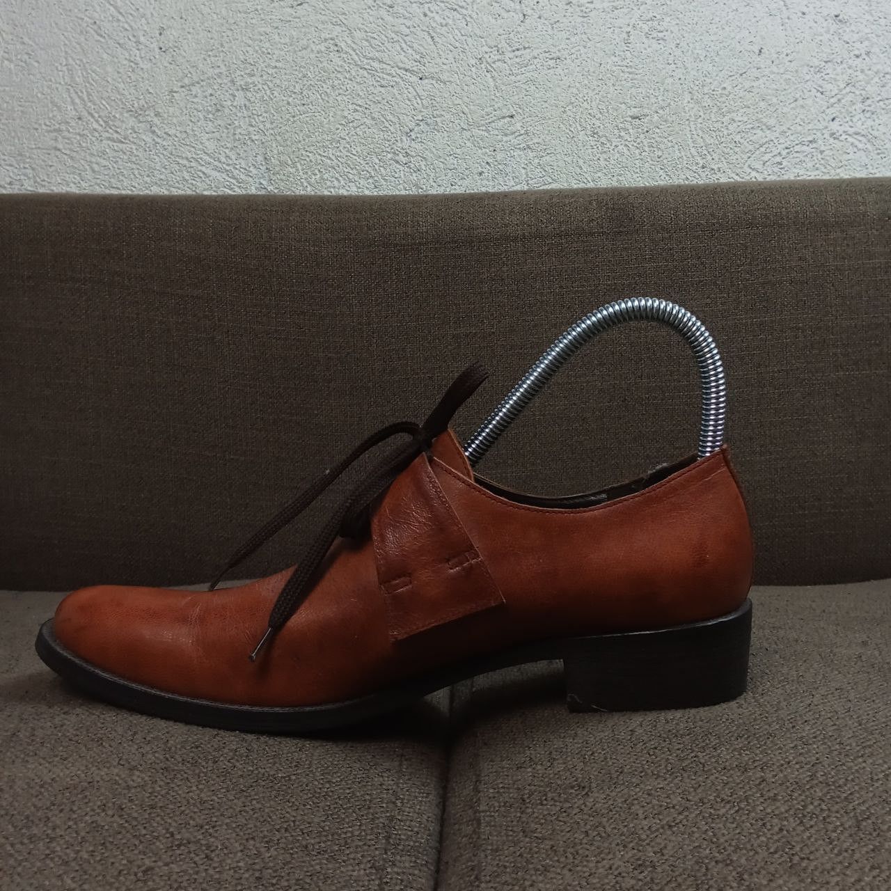 Yohji Yamamoto Y's Yohji Yamamoto - Mid Lace Point Toe - Burgundy Size US 4 / IT 34 - 8 Thumbnail