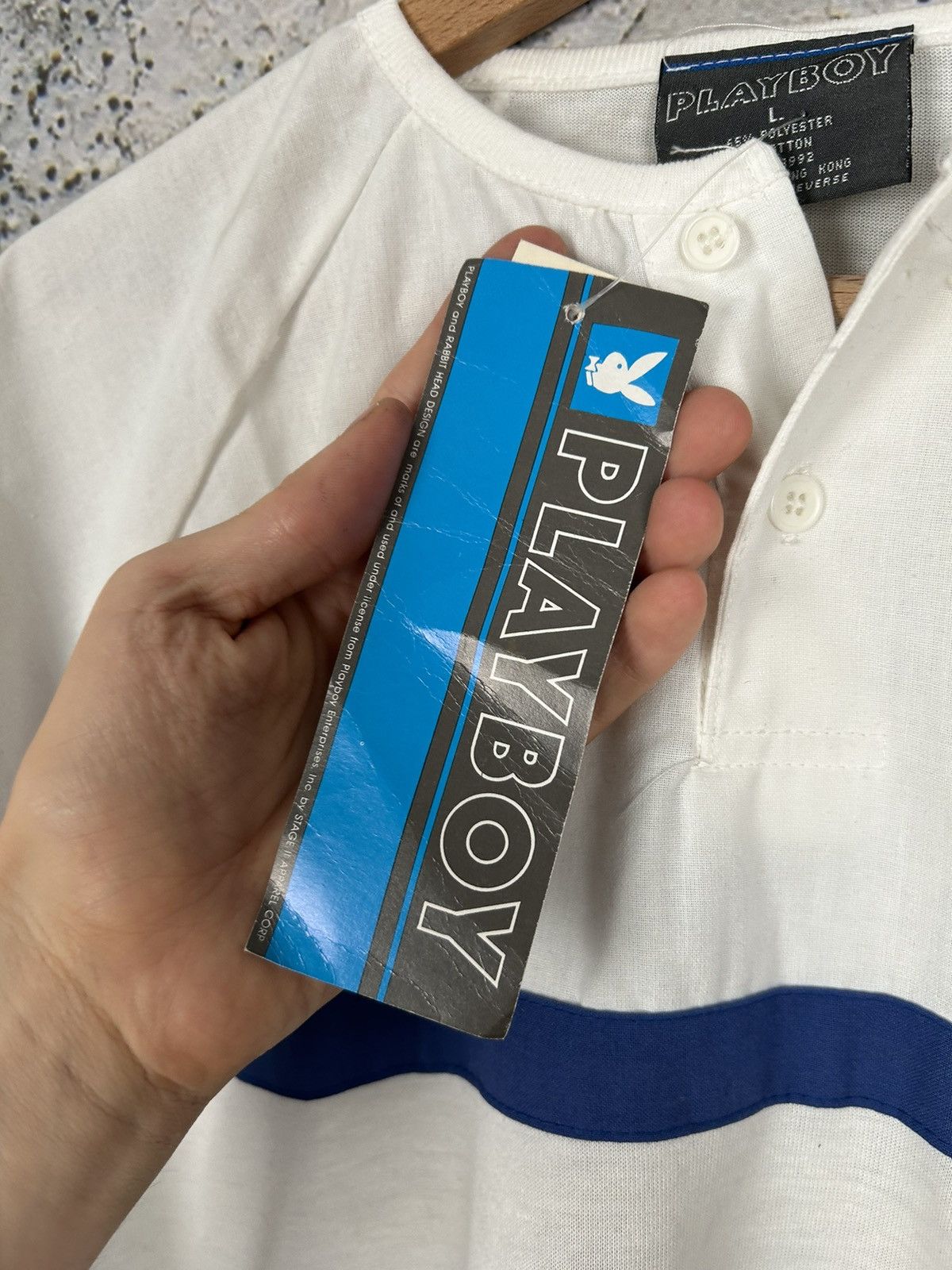 Playboy Vintage Playboy 80s/90s New Tee Rare Hype Streetwear Size US L / EU 52-54 / 3 - 6 Thumbnail
