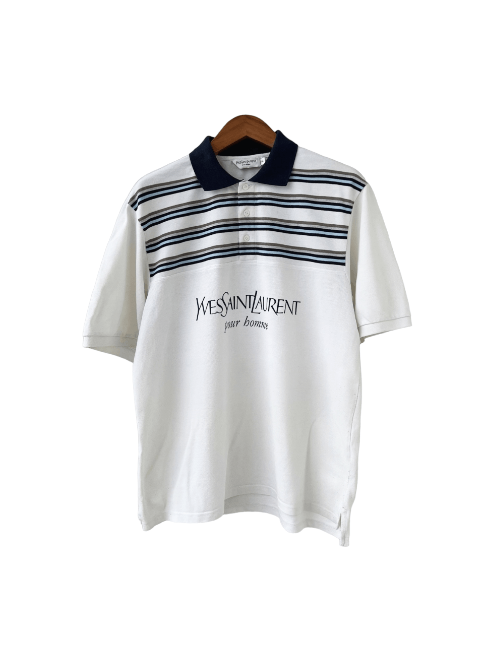 Image of YVES Saint Laurent Polo Shirt XL in Mix, Men's