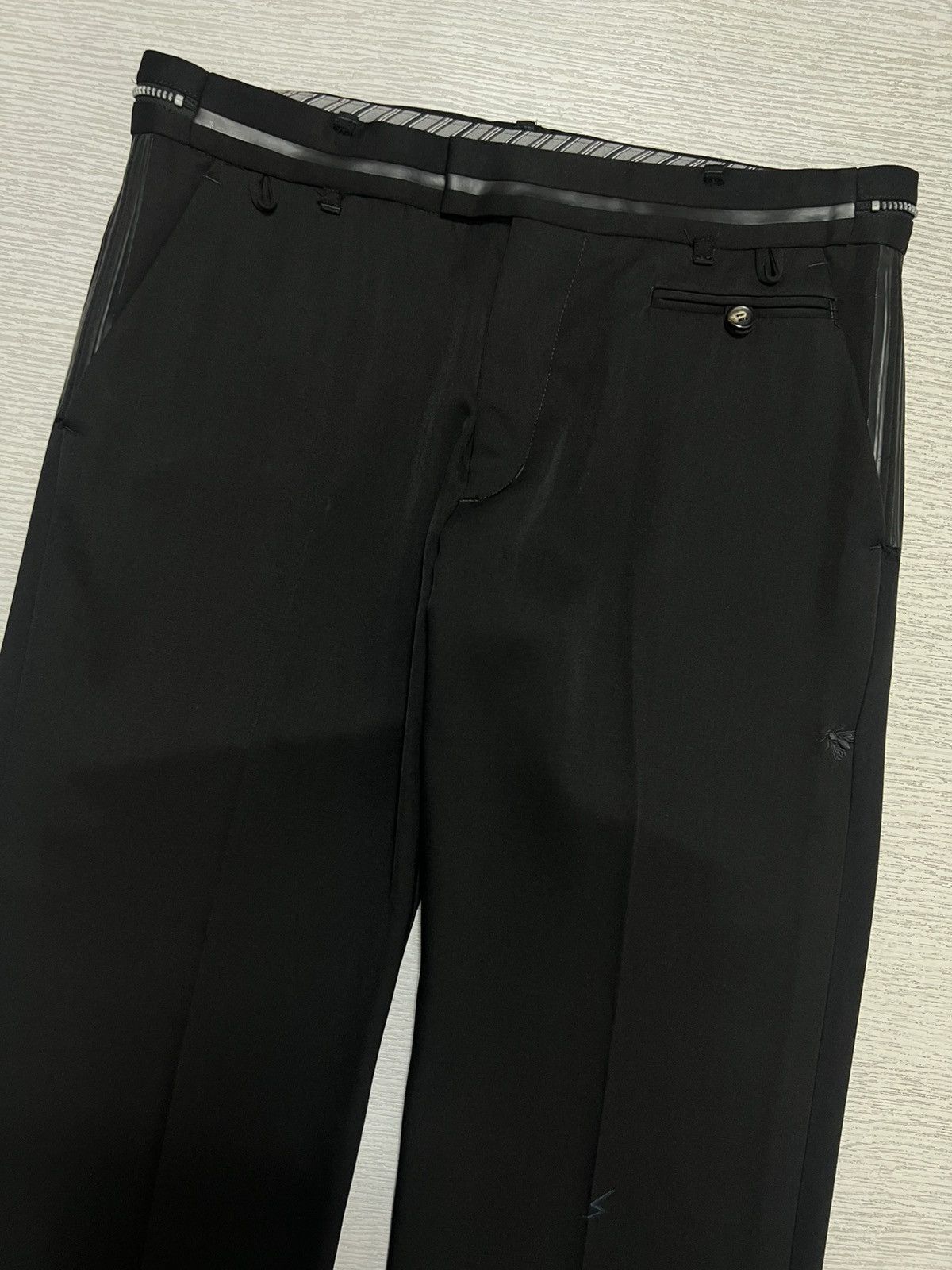 Undercover Undercover - Insects Embroidered Adjustable Waist Pants Size US 33 - 3 Thumbnail