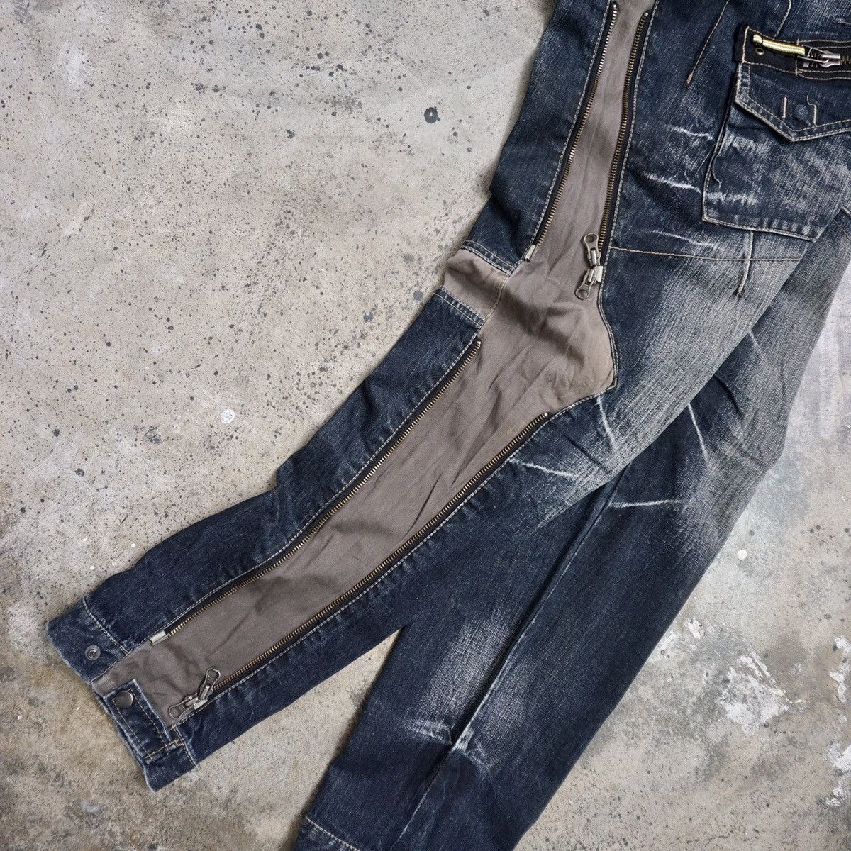 PPFM PPFM multi zipper Jeans Size US 32 / EU 48 - 3 Thumbnail