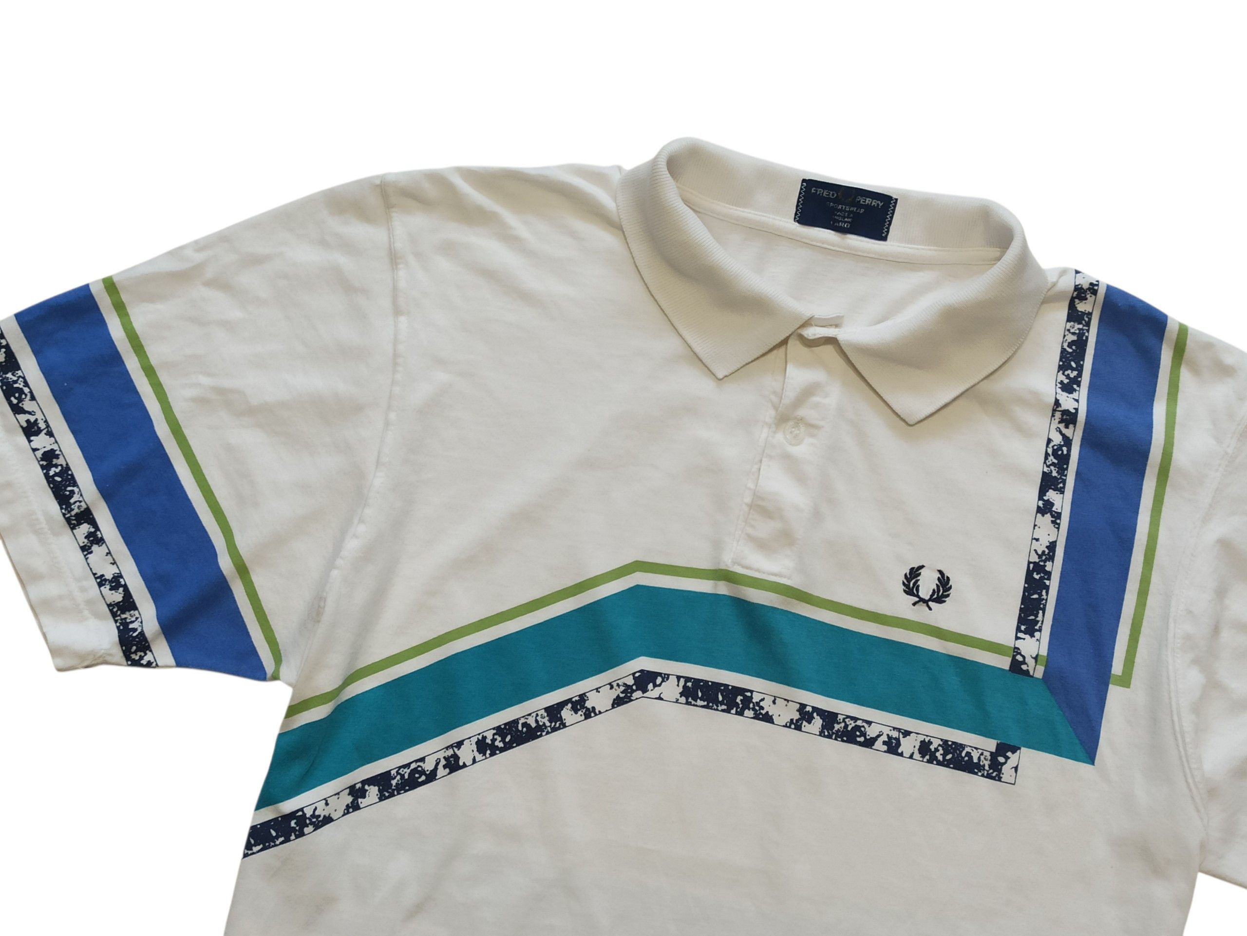 Fred Perry Fred Perry Rare 90s England Graphic Polo Shirt L Size US L / EU 52-54 / 3 - 2 Thumbnail