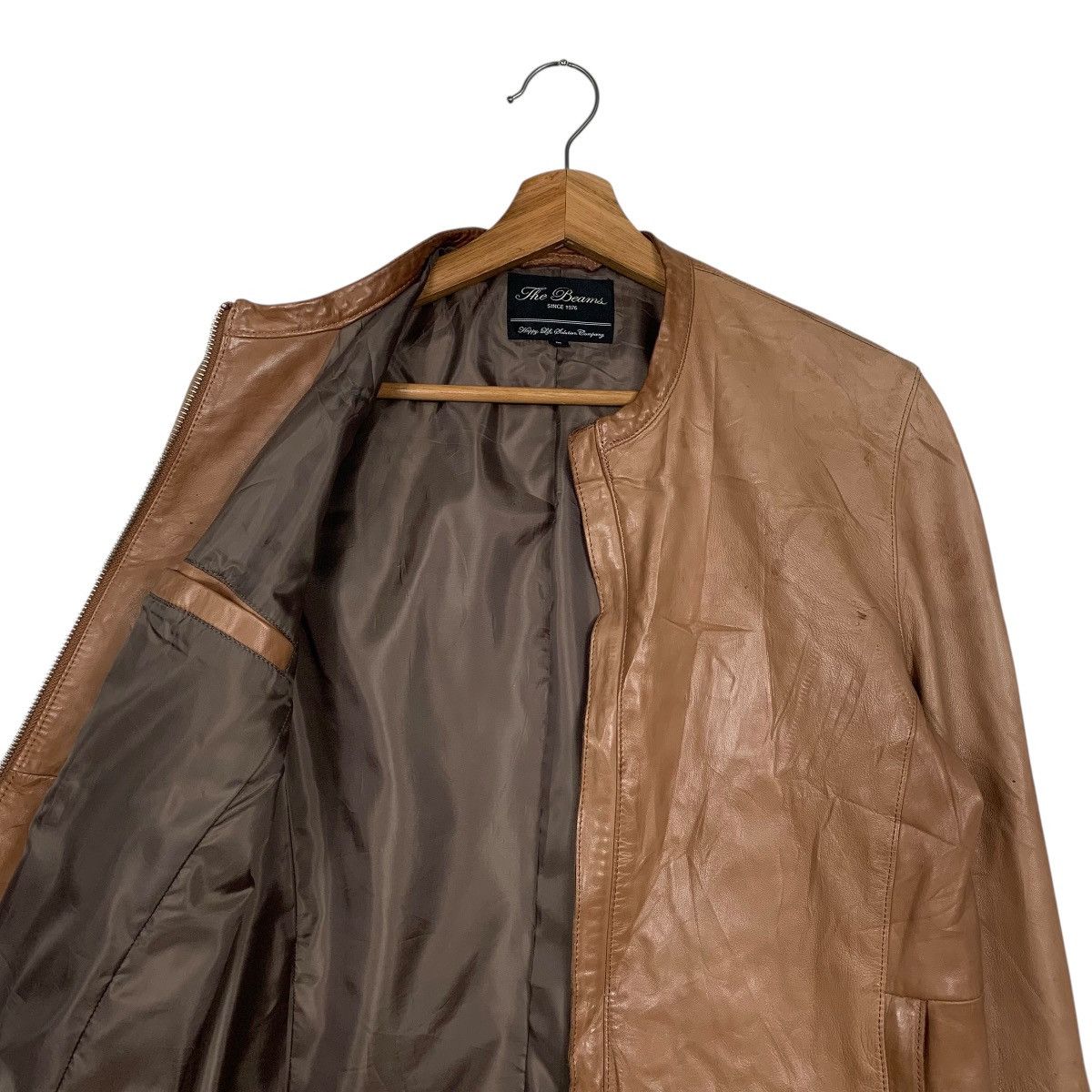 Beams Leather Jacket