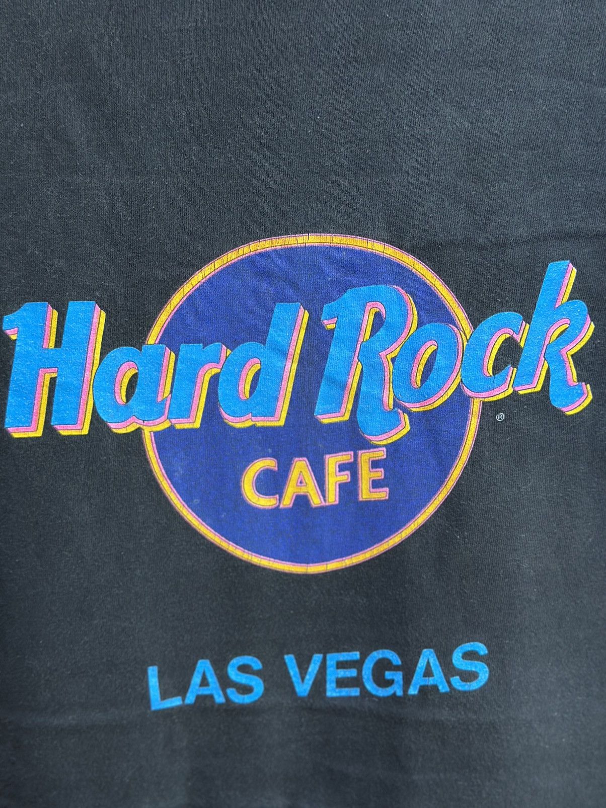 Hard Rock Cafe × Vintage Vintage Hard Rock Cafe Las Vegas Sun Faded Tee Size US XL / EU 56 / 4 - 6 Thumbnail